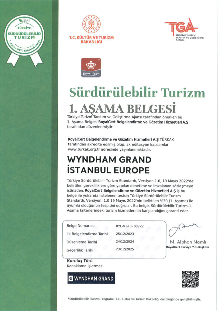 Sustainability Tr 1448X2048 1 - Wyndham Grand Istanbul Europe